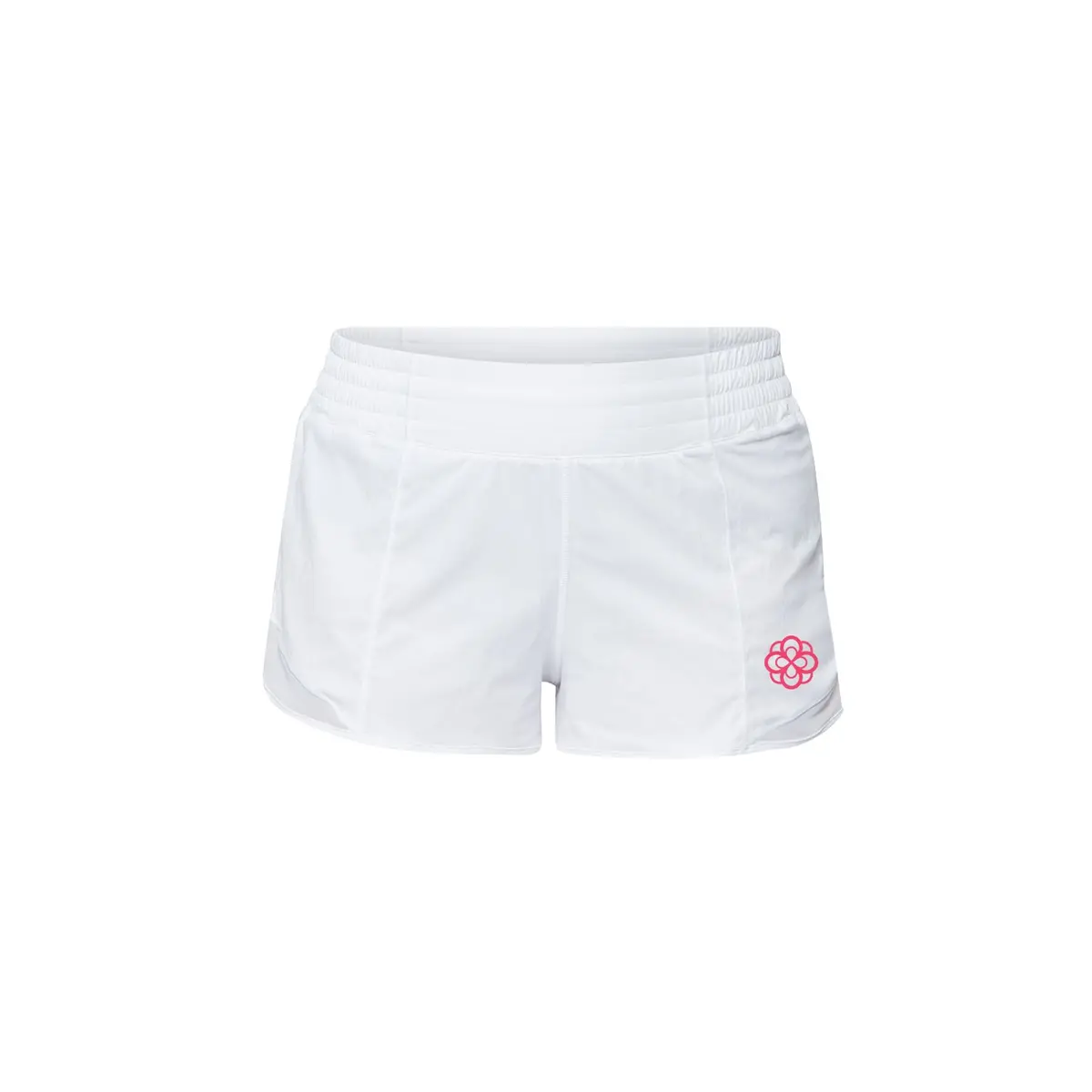 Alpha Omicron Pi Lululemon Hotty Hot High-Rise Lined Short 2.5" - Infinity Rose - White 1