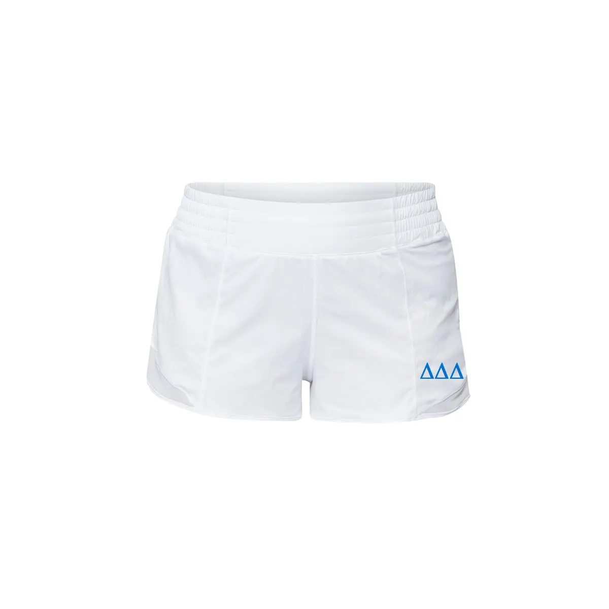 Delta Delta Delta Lululemon Hotty Hot High-Rise Lined Short 2.5" - White 1
