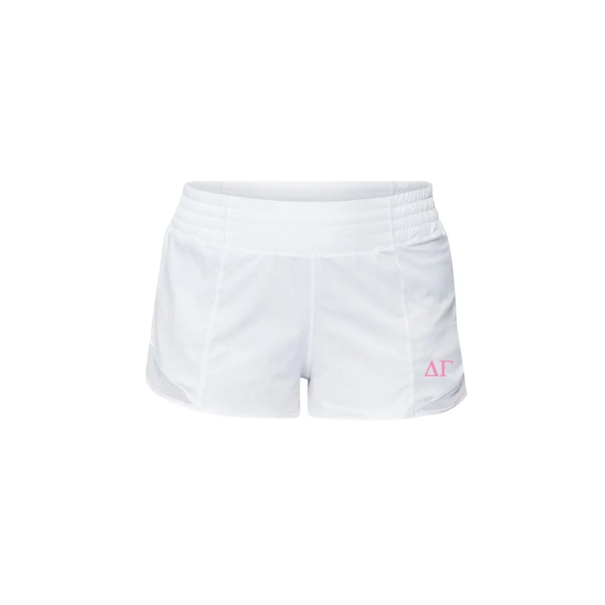 Delta Gamma Lululemon Hotty Hot High-Rise Lined Short 2.5" - White 1