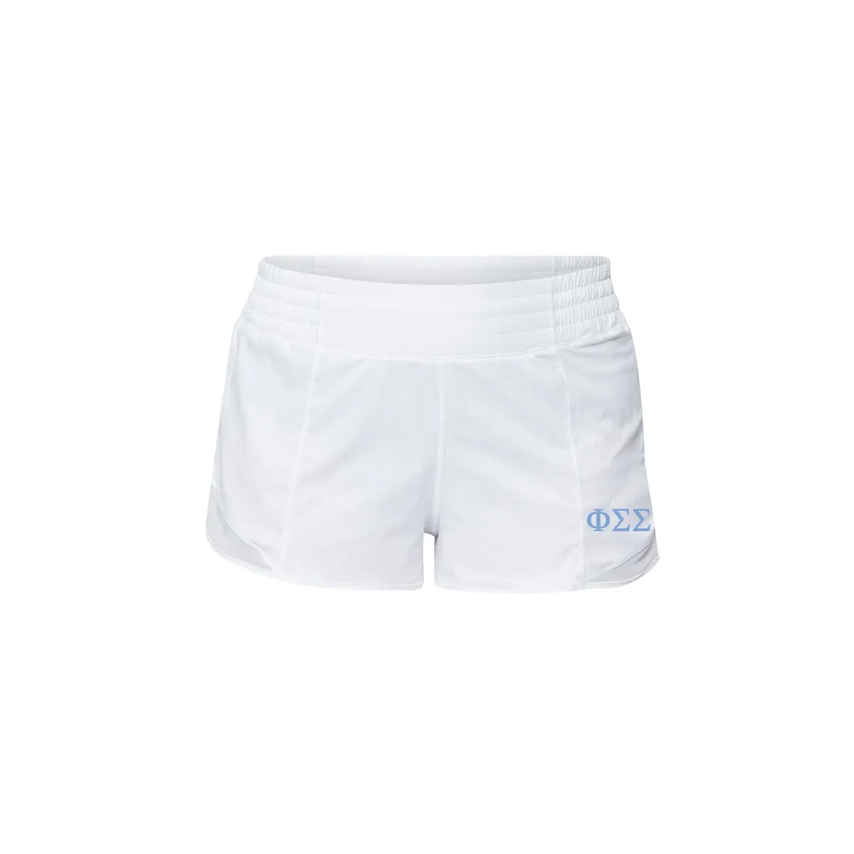 Phi Sigma Sigma Lululemon Hotty Hot High-Rise Lined Short 2.5" - White 1