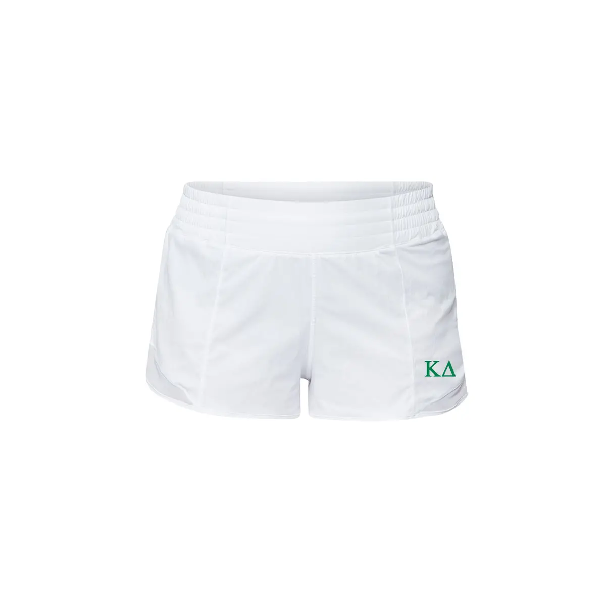 Kappa Delta Lululemon Hotty Hot High-Rise Lined Short 2.5" - White 1