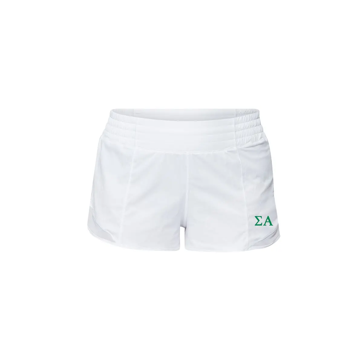 Sigma Alpha Lululemon Hotty Hot High-Rise Lined Short 2.5" - White 1