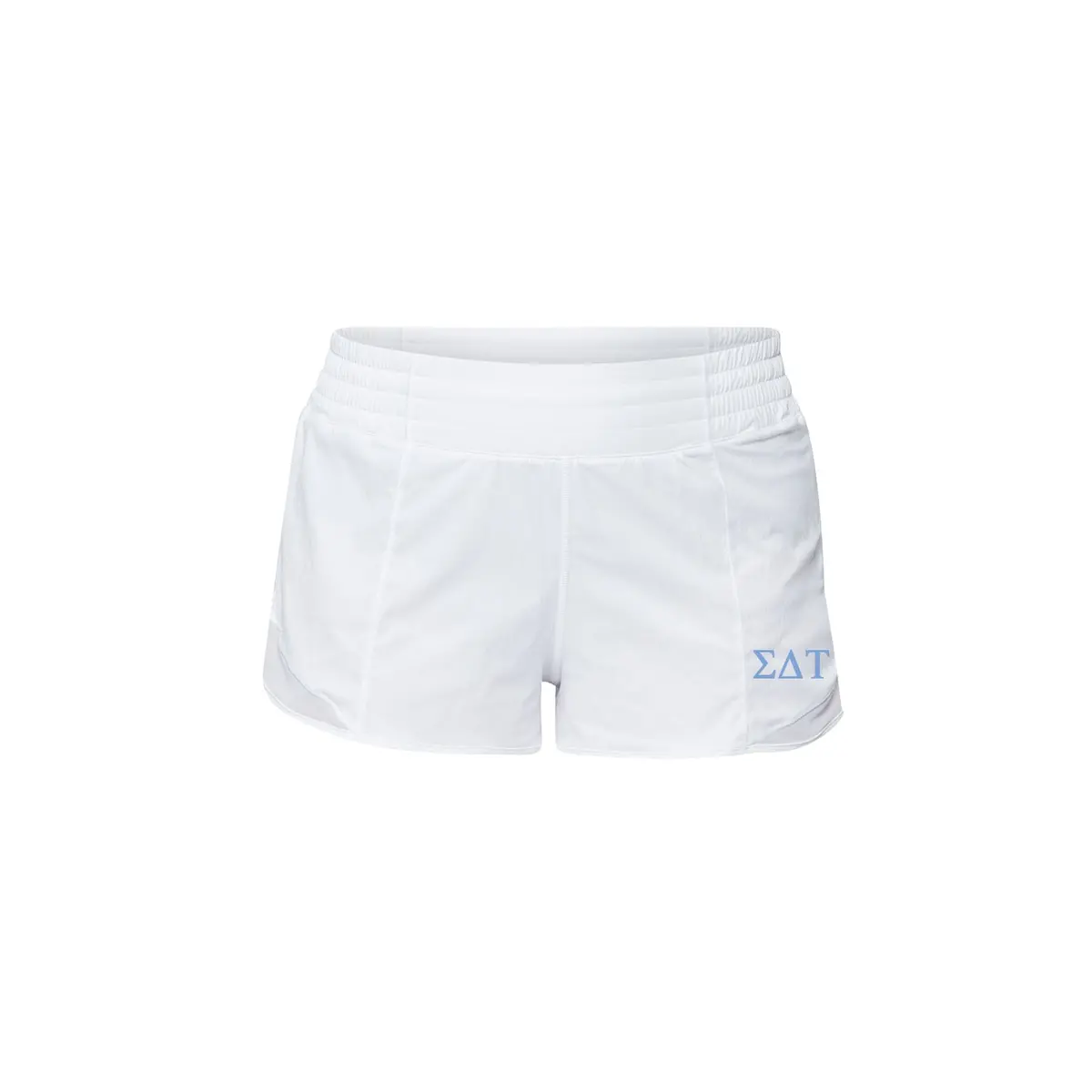 Sigma Delta Tau Lululemon Hotty Hot High-Rise Lined Short 2.5" - White 1