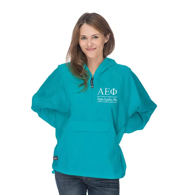 Alpha Epsilon Phi Classic Solid Pullover Windbreaker - Lined 1