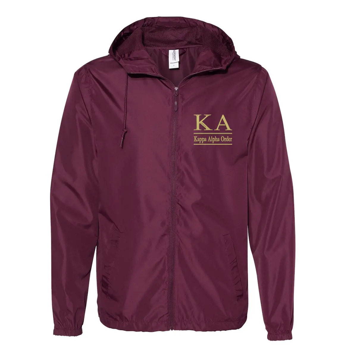 Kappa Alpha Order Full Zip Windbreaker 1
