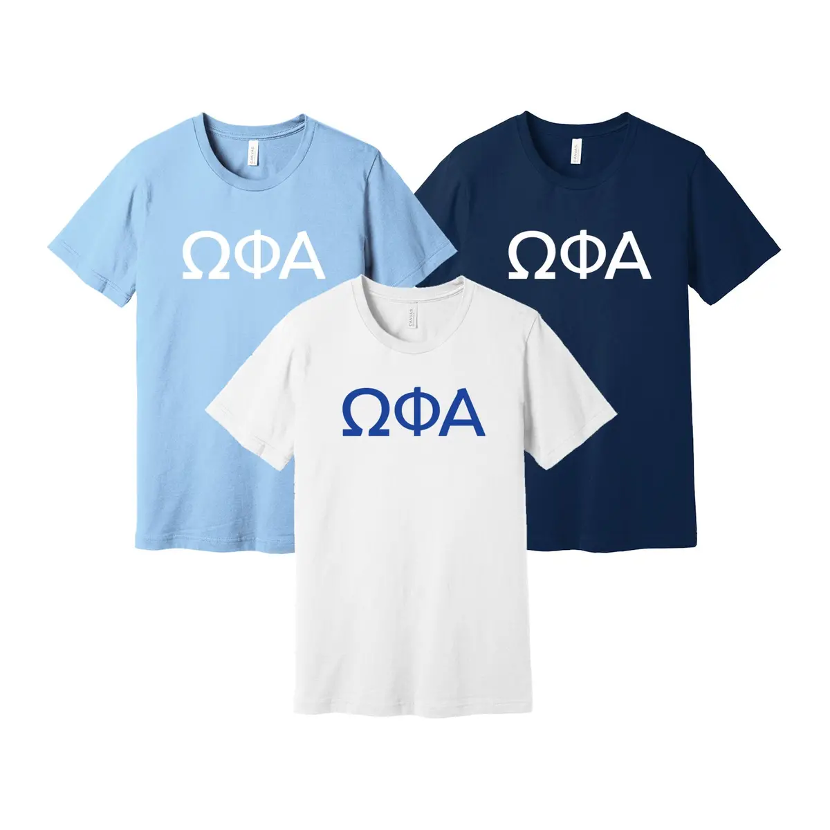 Omega Phi Alpha Short Sleeve T-Shirt - Ophia Sorority Letters Tee 1