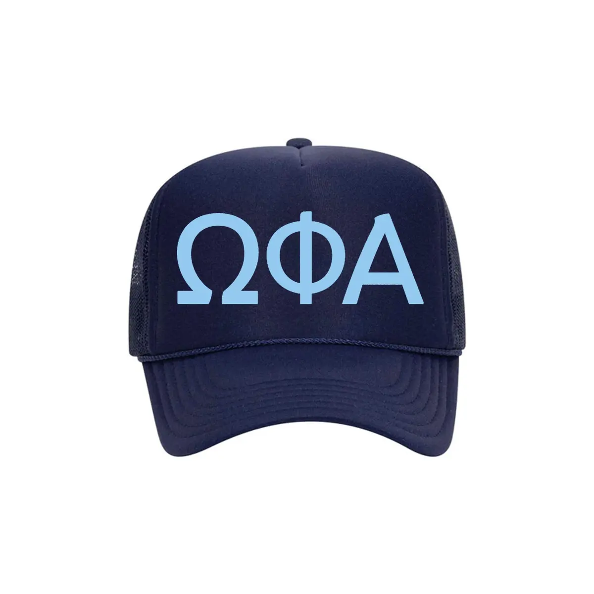Omega Phi Alpha Trucker Hat 1