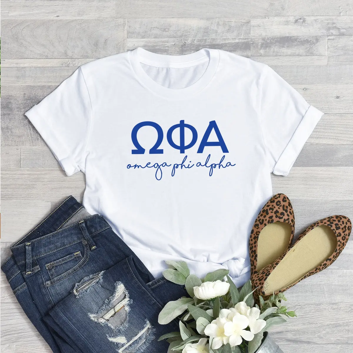 Omega Phi Alpha Short Sleeve T-Shirt 1