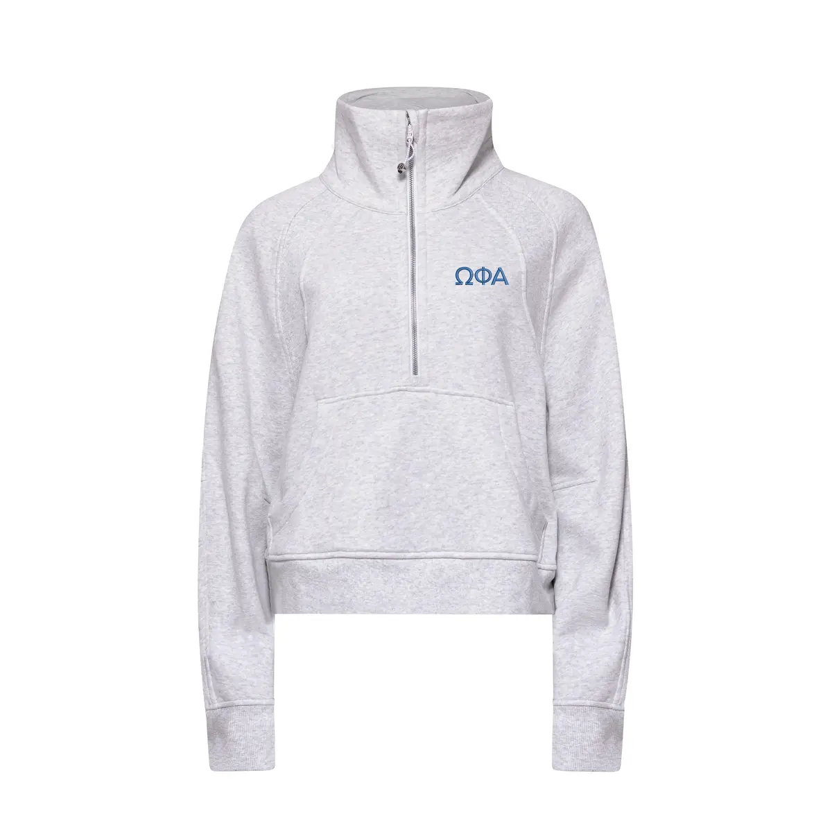 Omega Phi Alpha Lululemon Scuba Oversized Funnel-Neck Half Zip 1