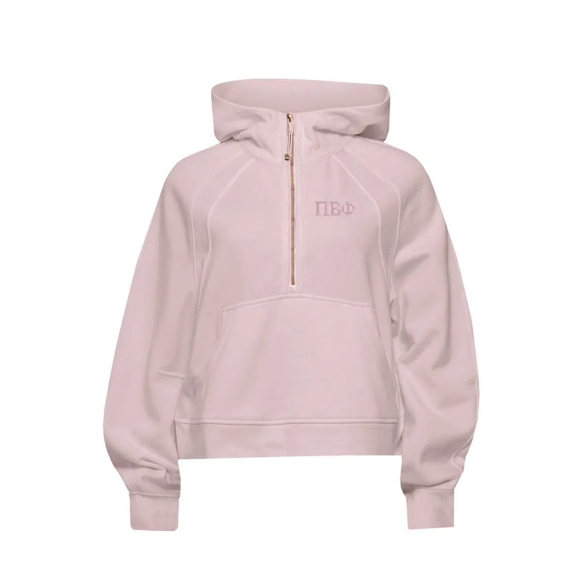 Limited Edition Pi Beta Phi Lululemon Scuba Oversized Half-Zip Hoodie - Pink Haze 1