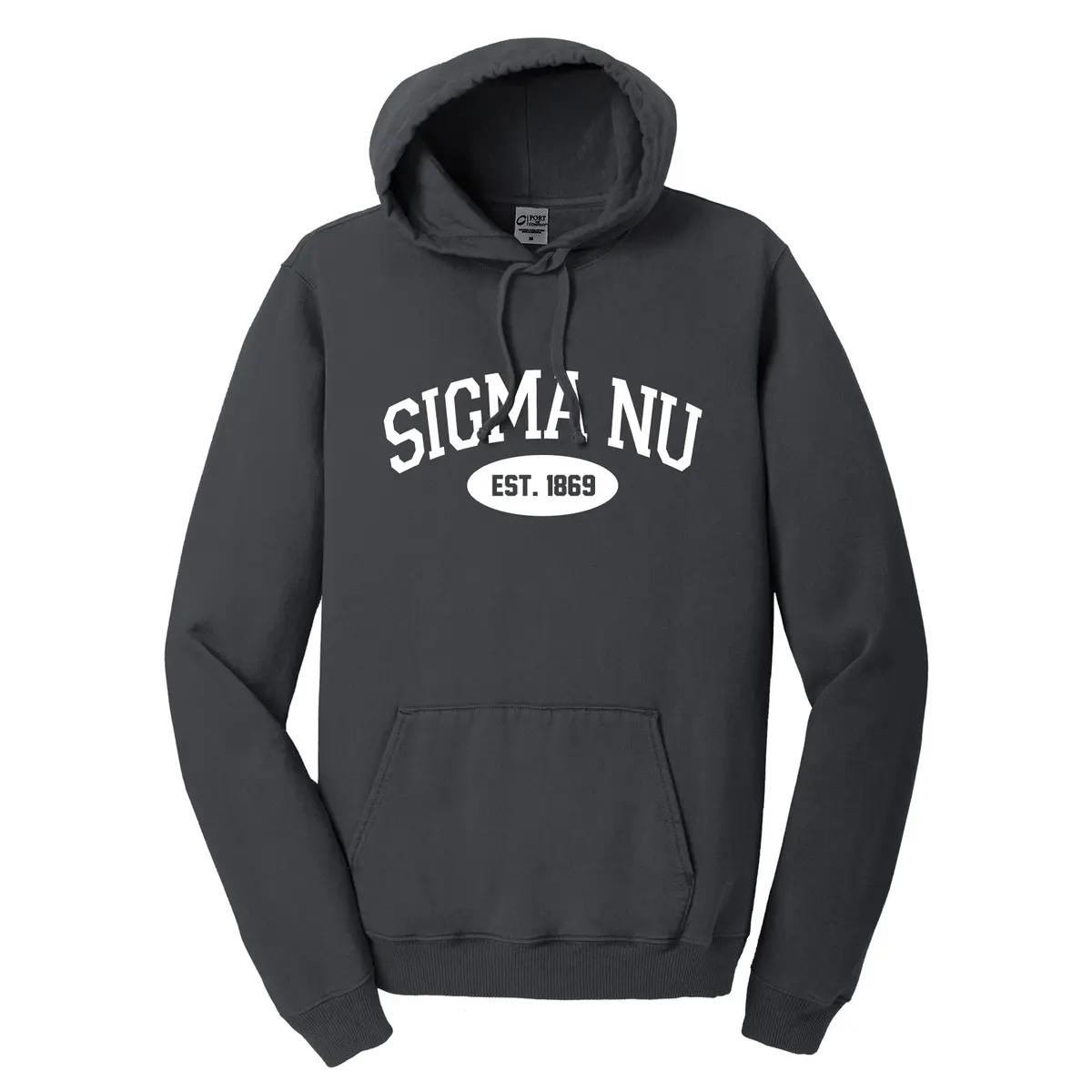 Sigma Nu Hooded Pullover Vintage Sweatshirt 1