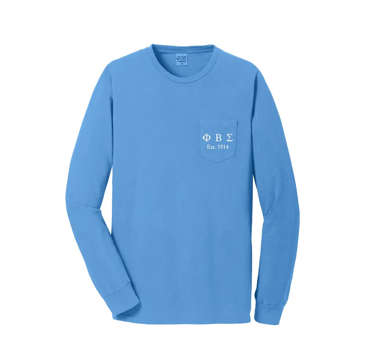 Phi Beta Sigma Long Sleeve Pocket Tee 1
