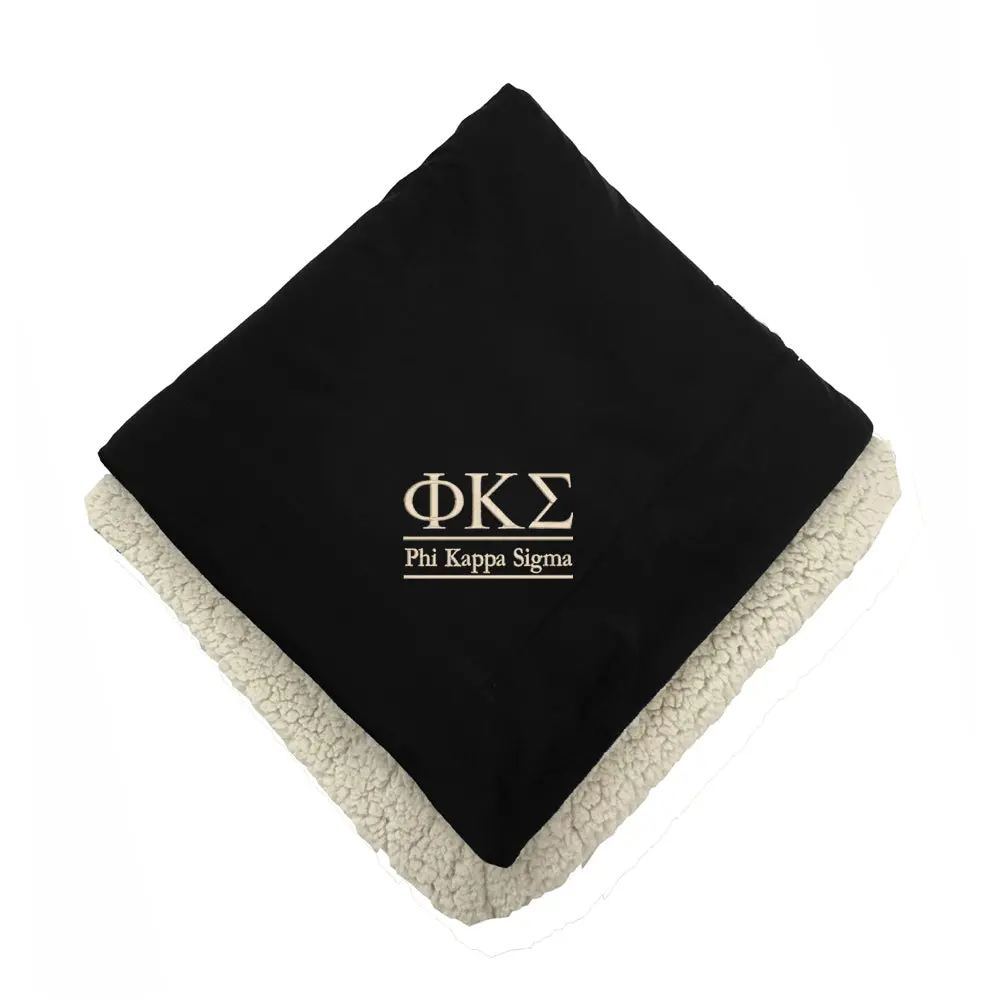 Phi Kappa Sigma Sherpa Lined Blanket 1