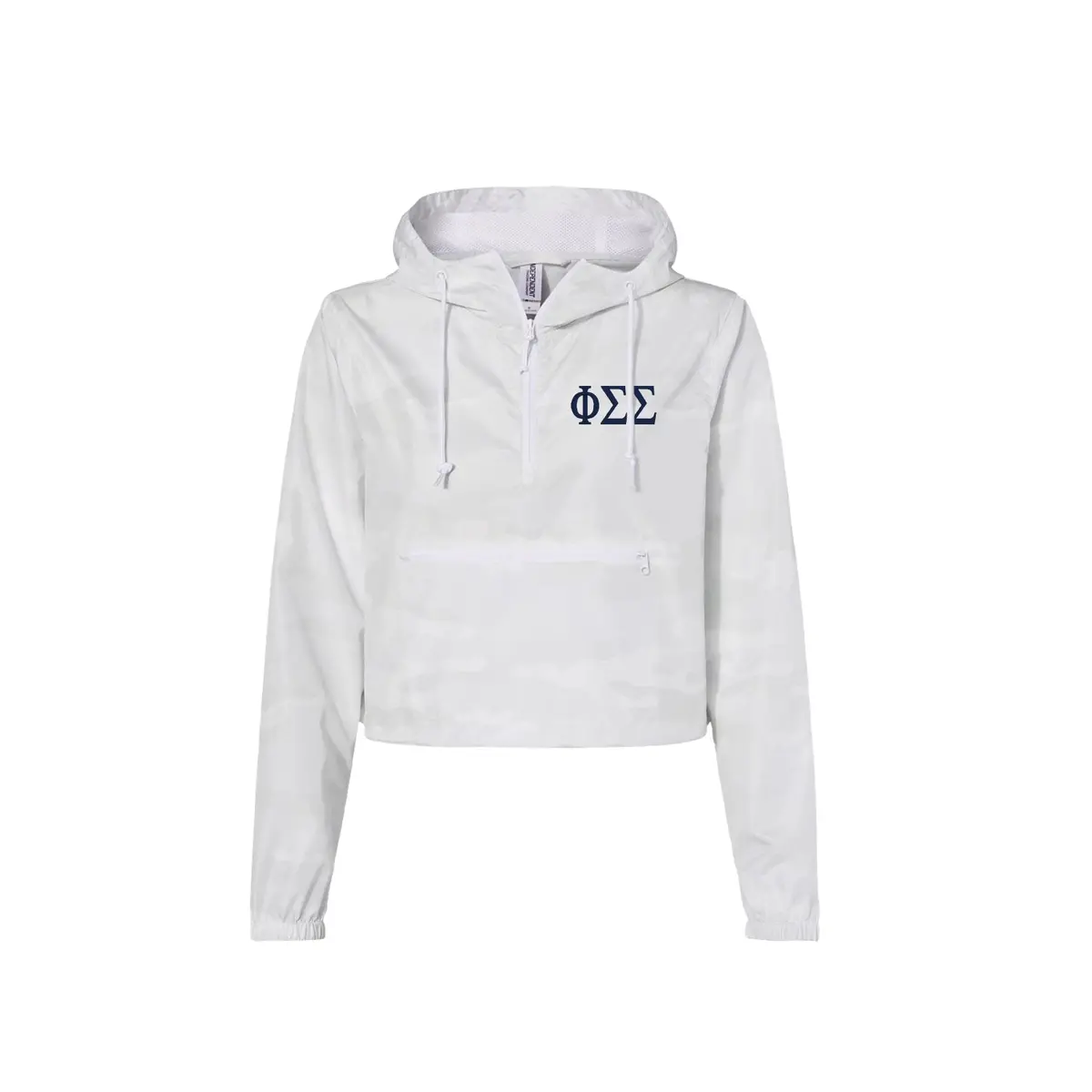 Phi Sigma Sigma Crop Windbreaker 1