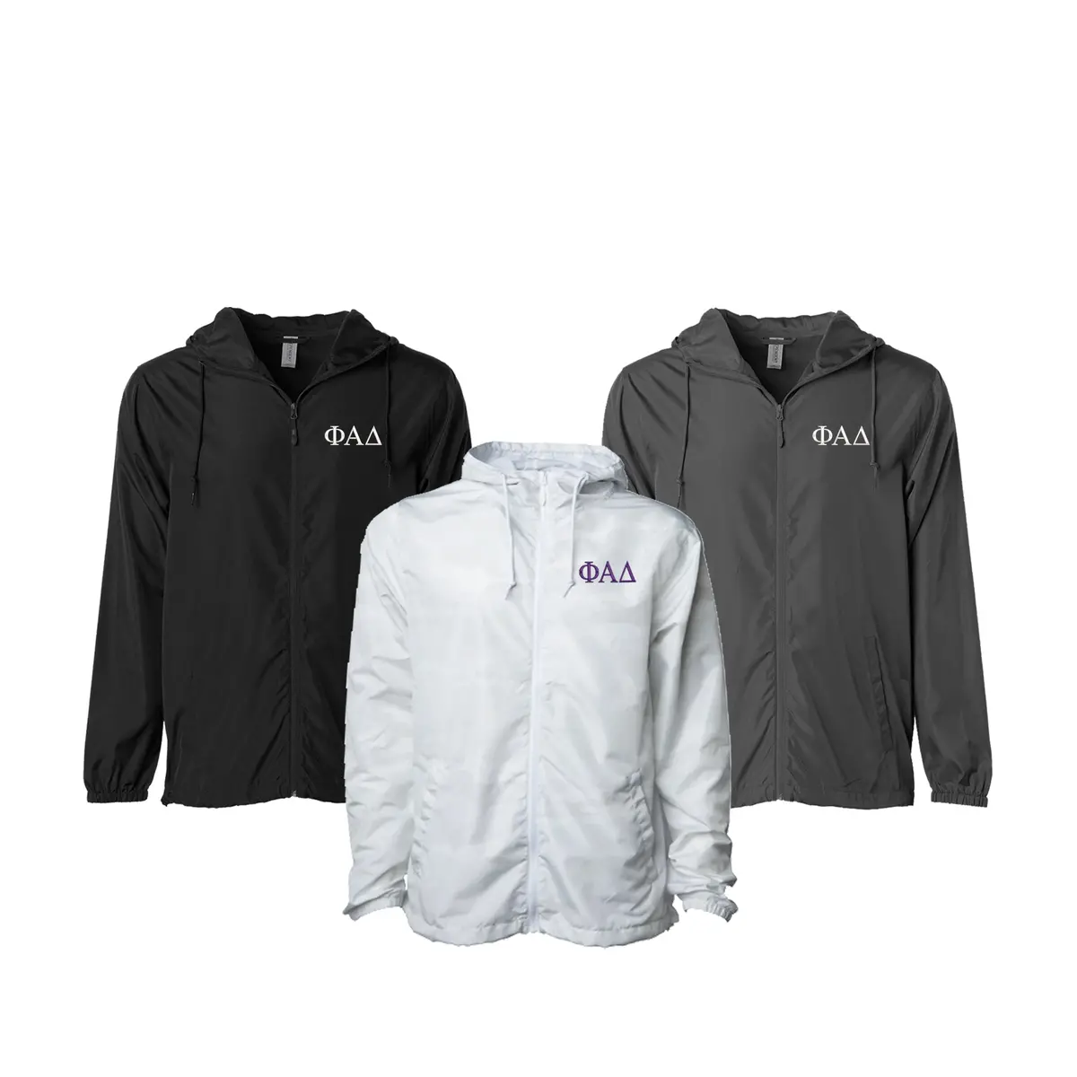 Phi Alpha Delta Windbreaker Jacket - Letters 1