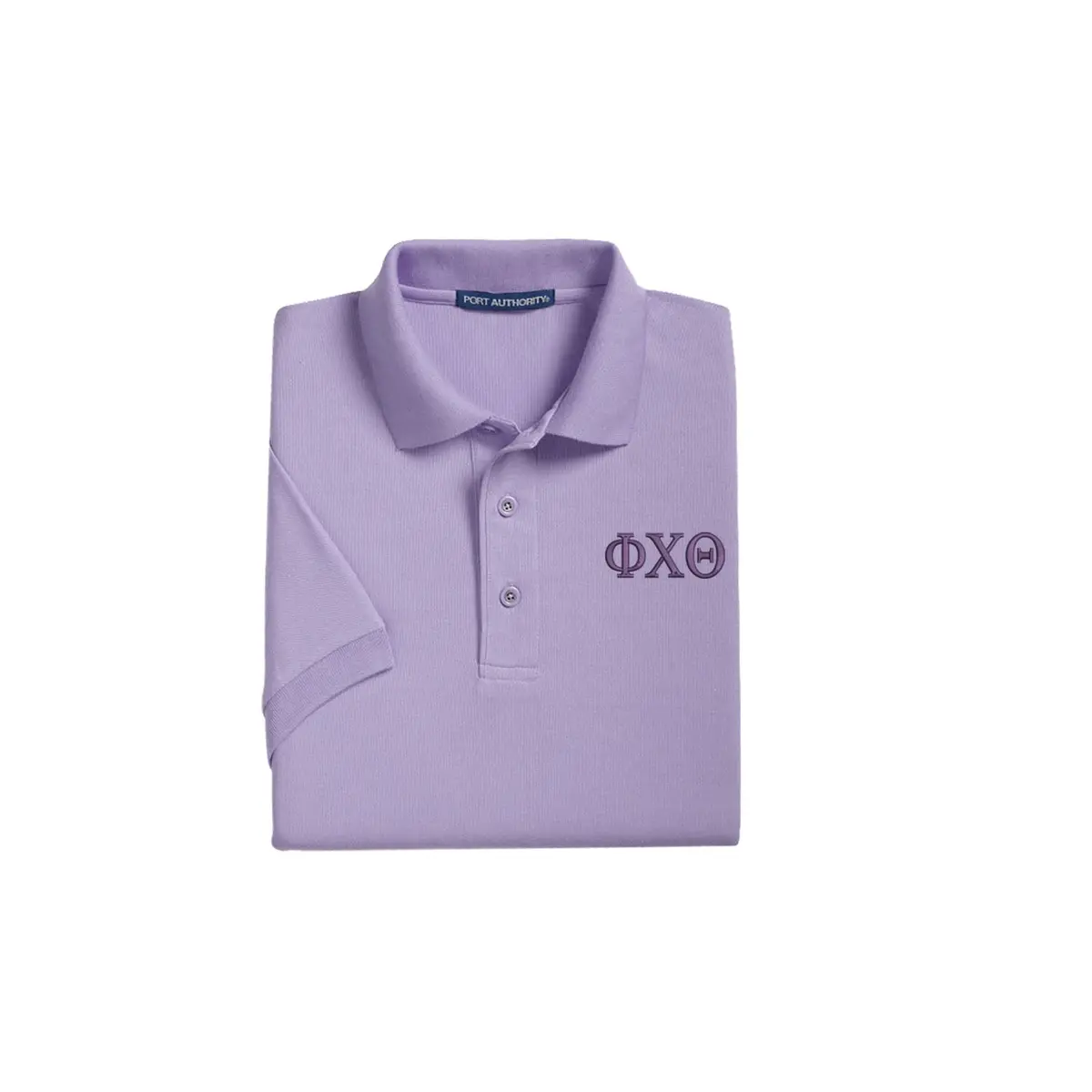 Phi Chi Theta Cotton Pique Polo 1