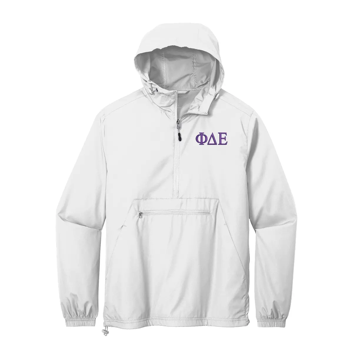 Phi Delta Epsilon Lightweight Windbreaker - Greek Letters 1