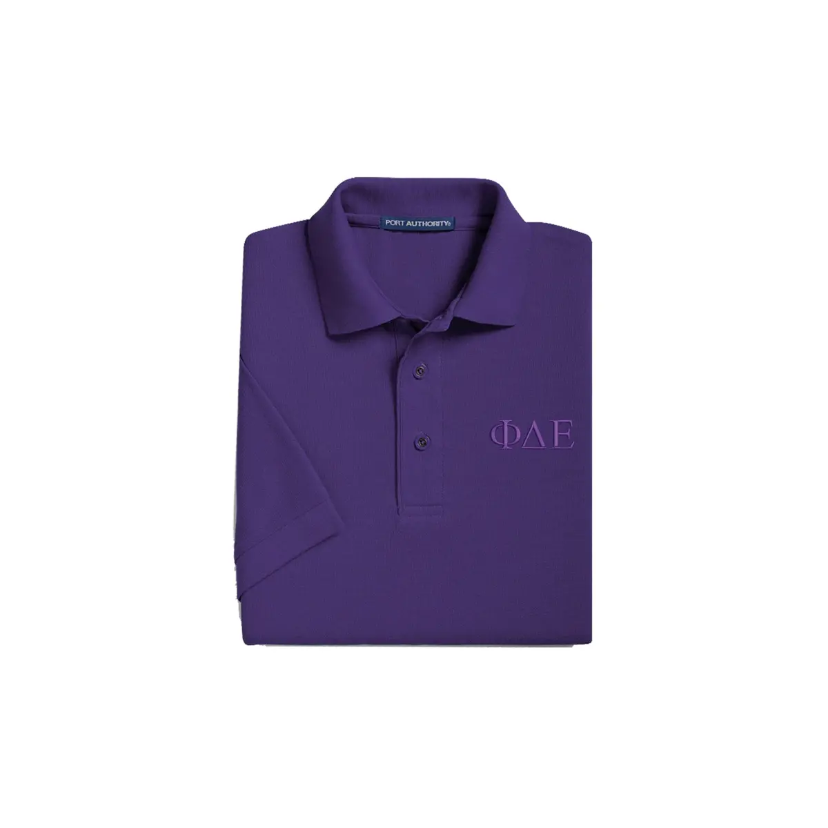 Phi Delta Epsilon Cotton Pique Polo - Monochromatic 1