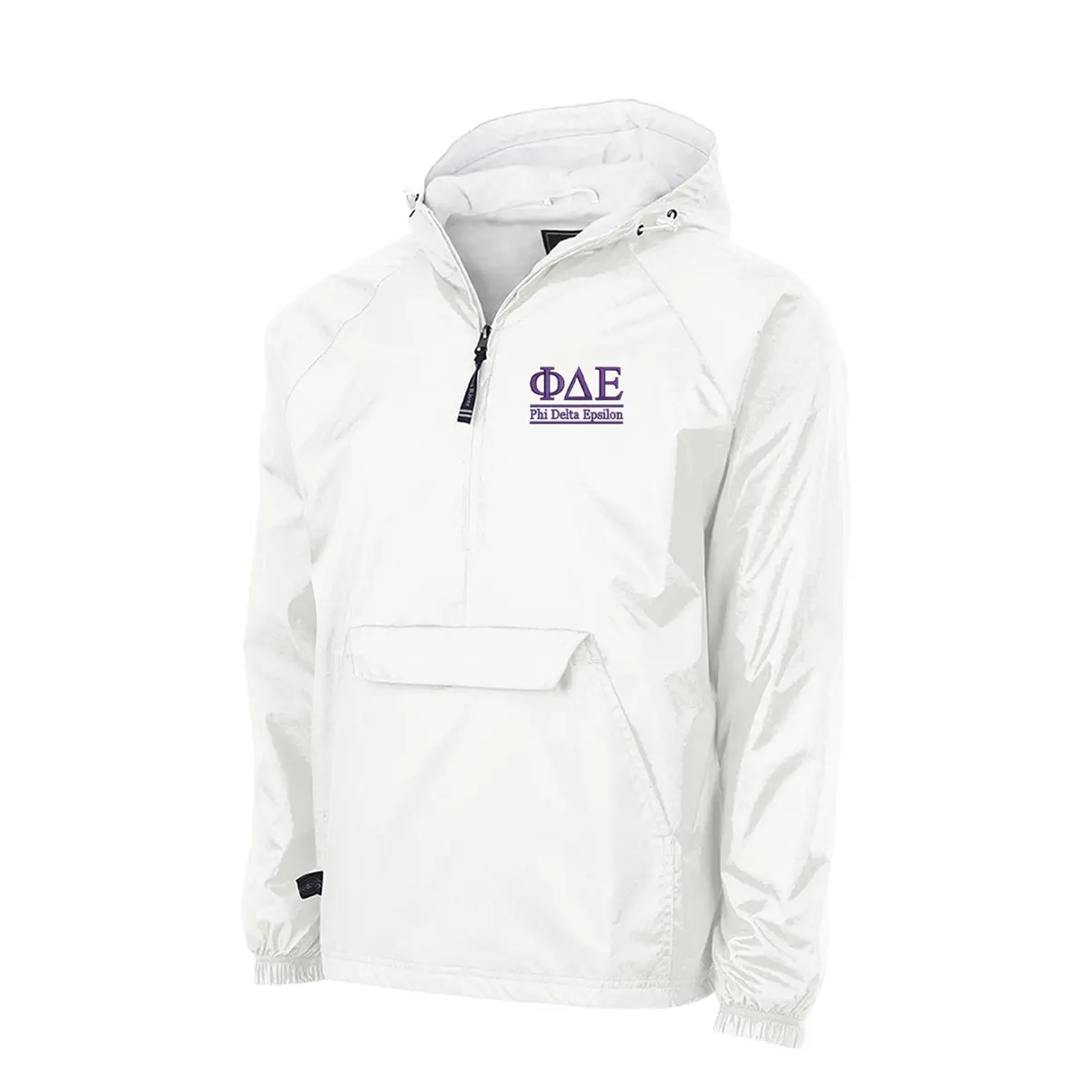 Phi Delta Epsilon Flannel Lined Windbreaker - 2 Line Design 1