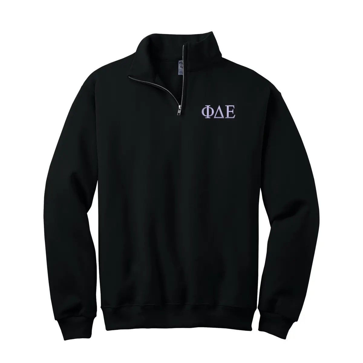 Phi Delta Epsilon Qzip Sweatshirt - Greek Letters 1
