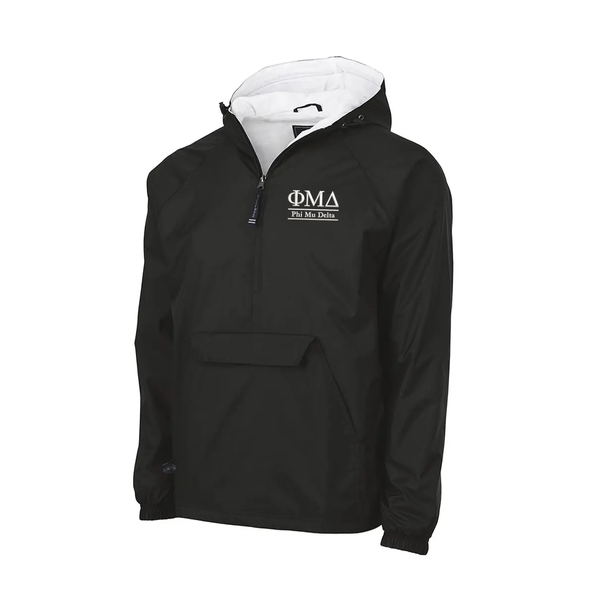 Phi Mu Delta Flannel Lined Windbreaker - 2 Line Design 1
