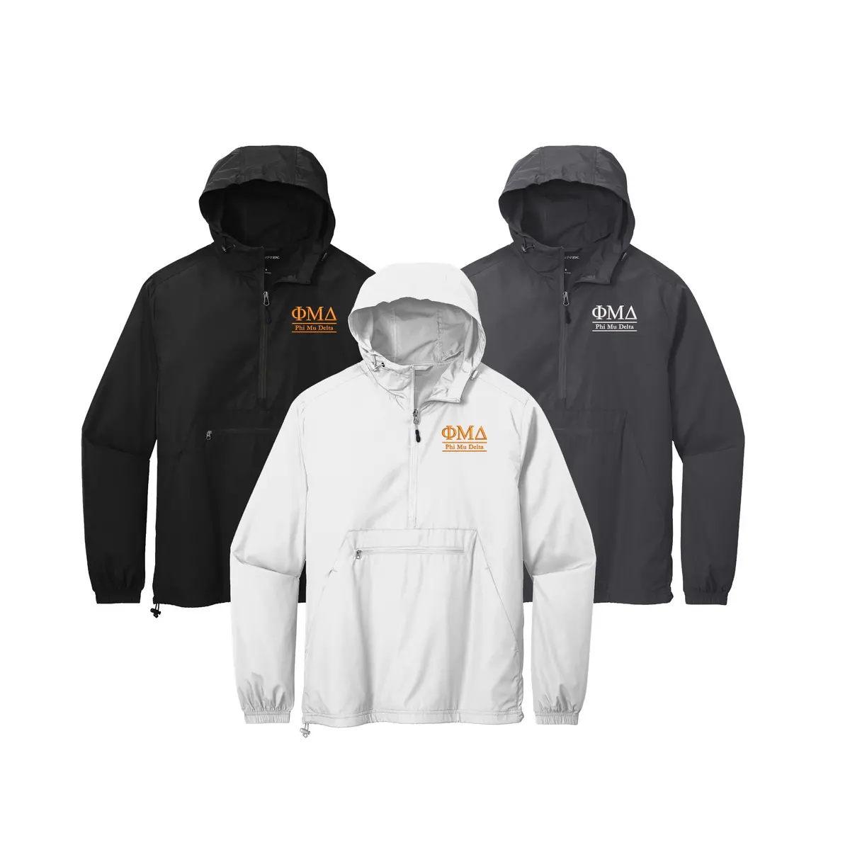 Phi Mu Delta Windbreaker - 2 Line Design 1