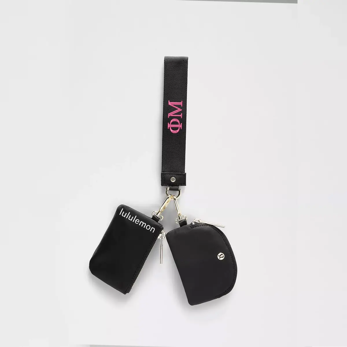 Phi Mu Lululemon Dual Pouch Wristlet 1