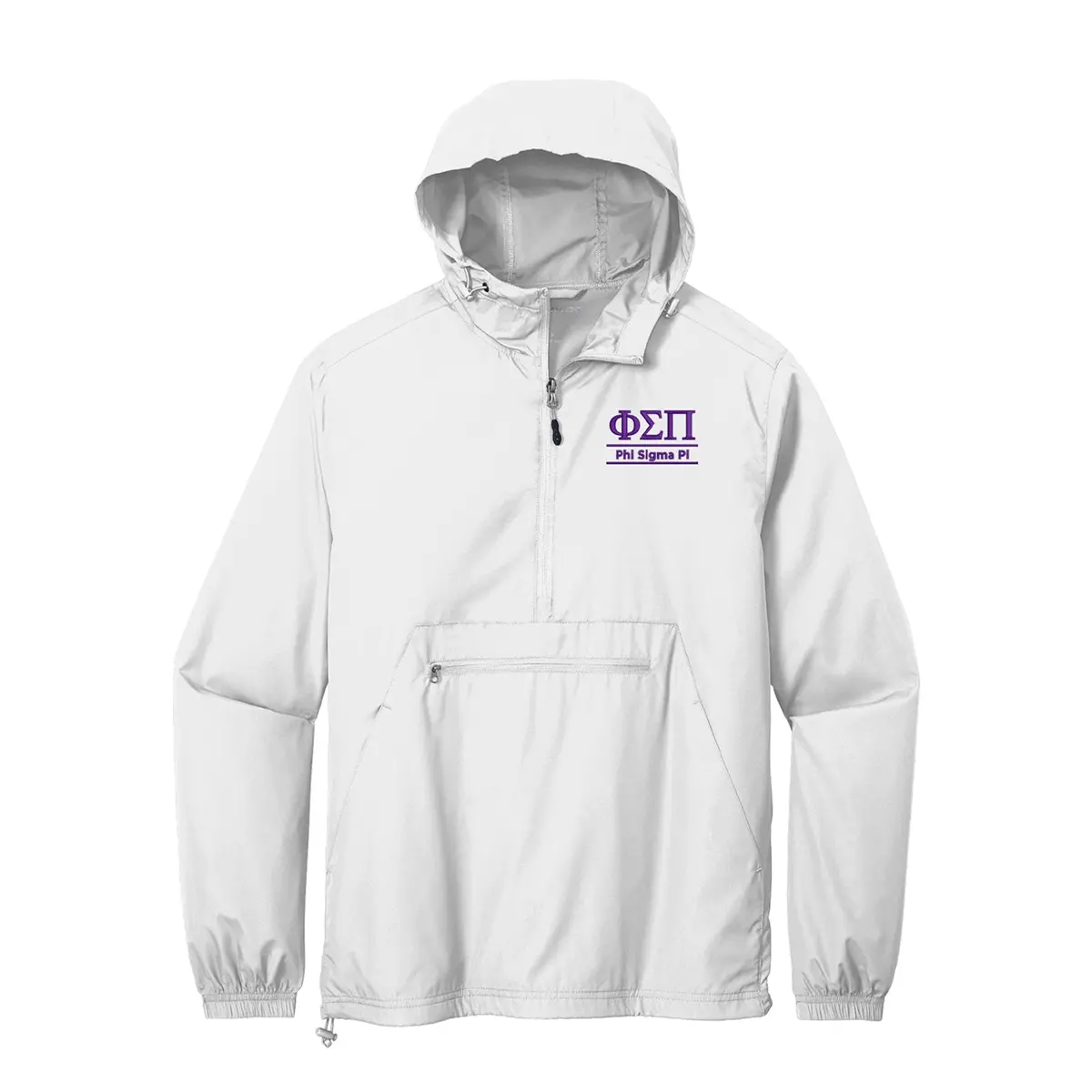 Phi Sigma Pi Lightweight Windbreaker - 2 Line Logo 1