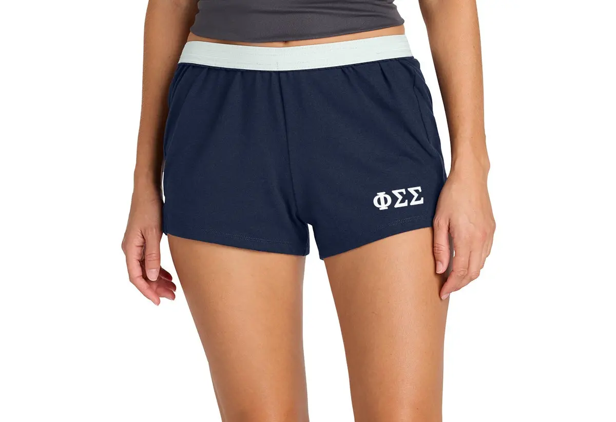 Phi Sigma Sigma Jersey Shorts 1