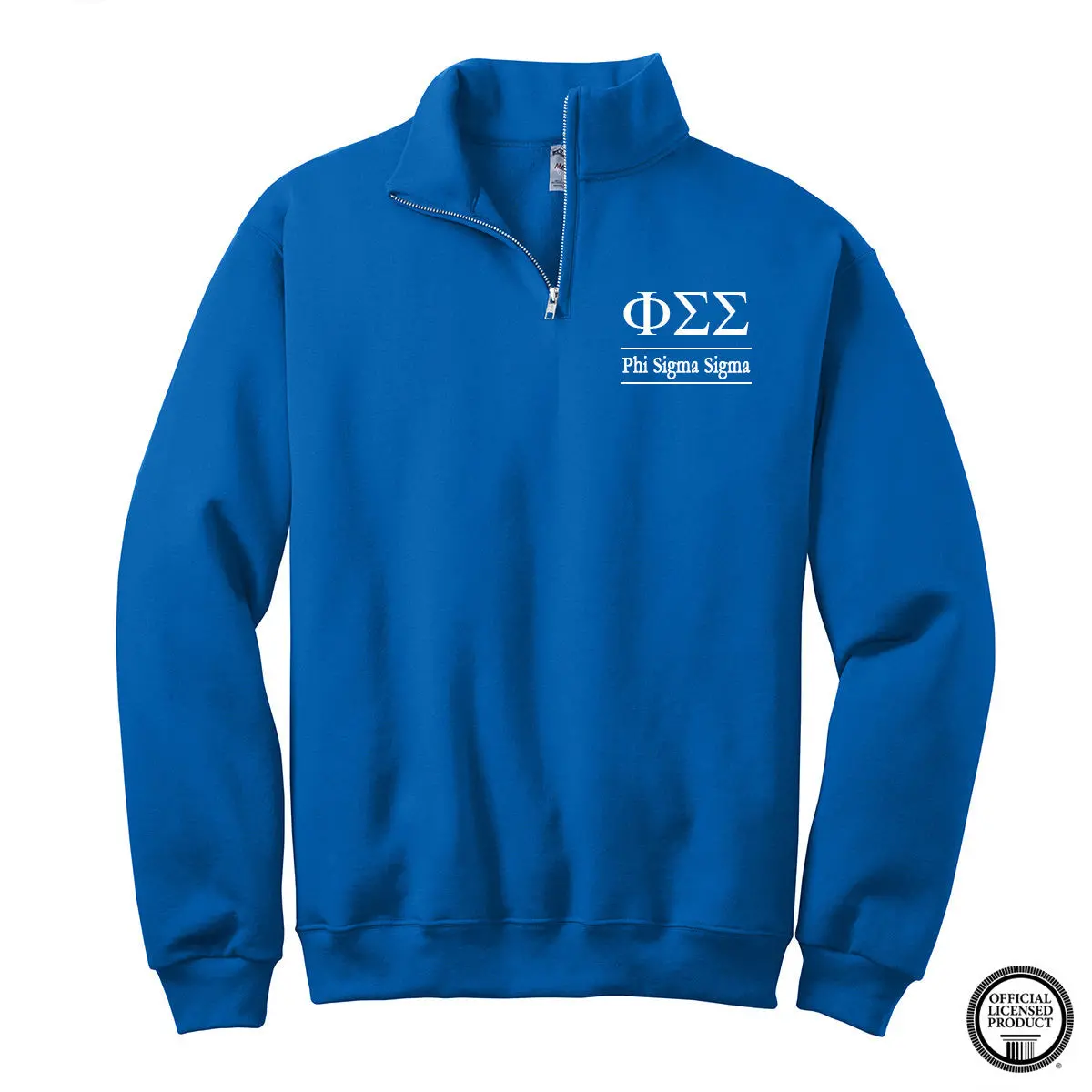 Phi Sigma Sigma Quarter Zip Pullover 1