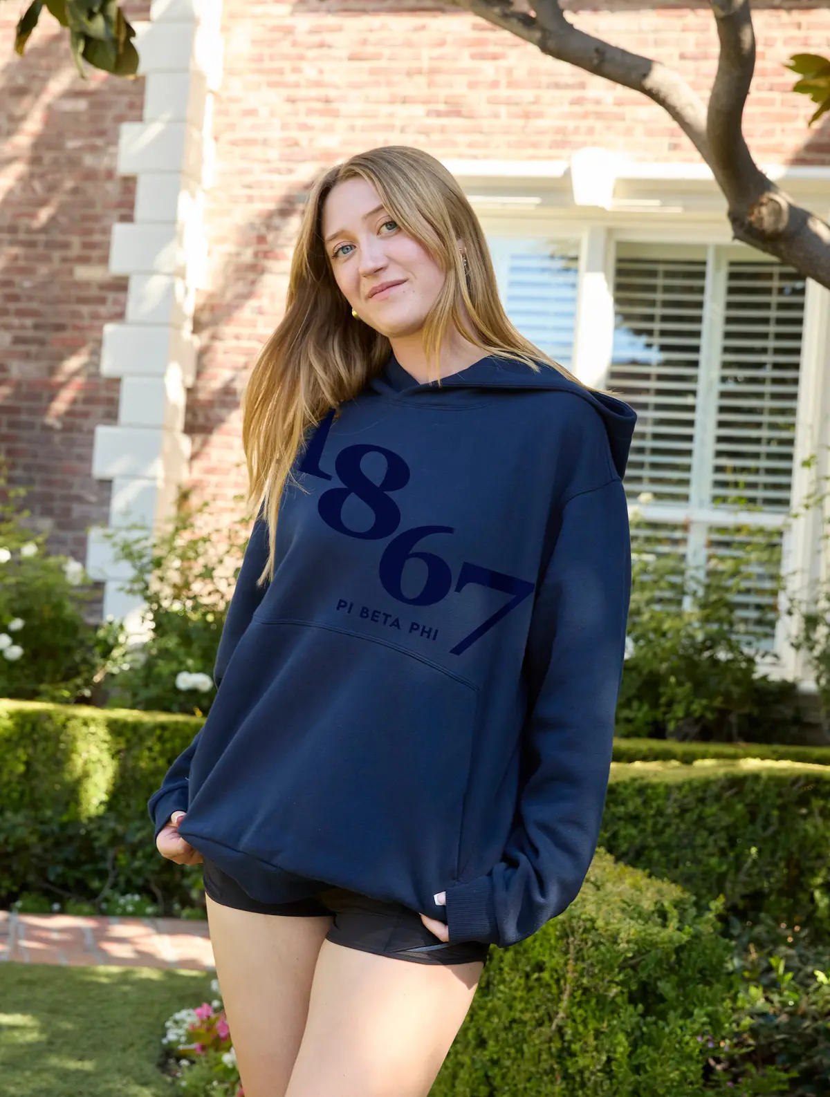 Pi Beta Phi Lululemon Steady State Pullover Hoodie - Cassis 2