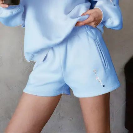 Pi Beta Phi Cloud High Waisted Fleece Short - Pi Phi 1