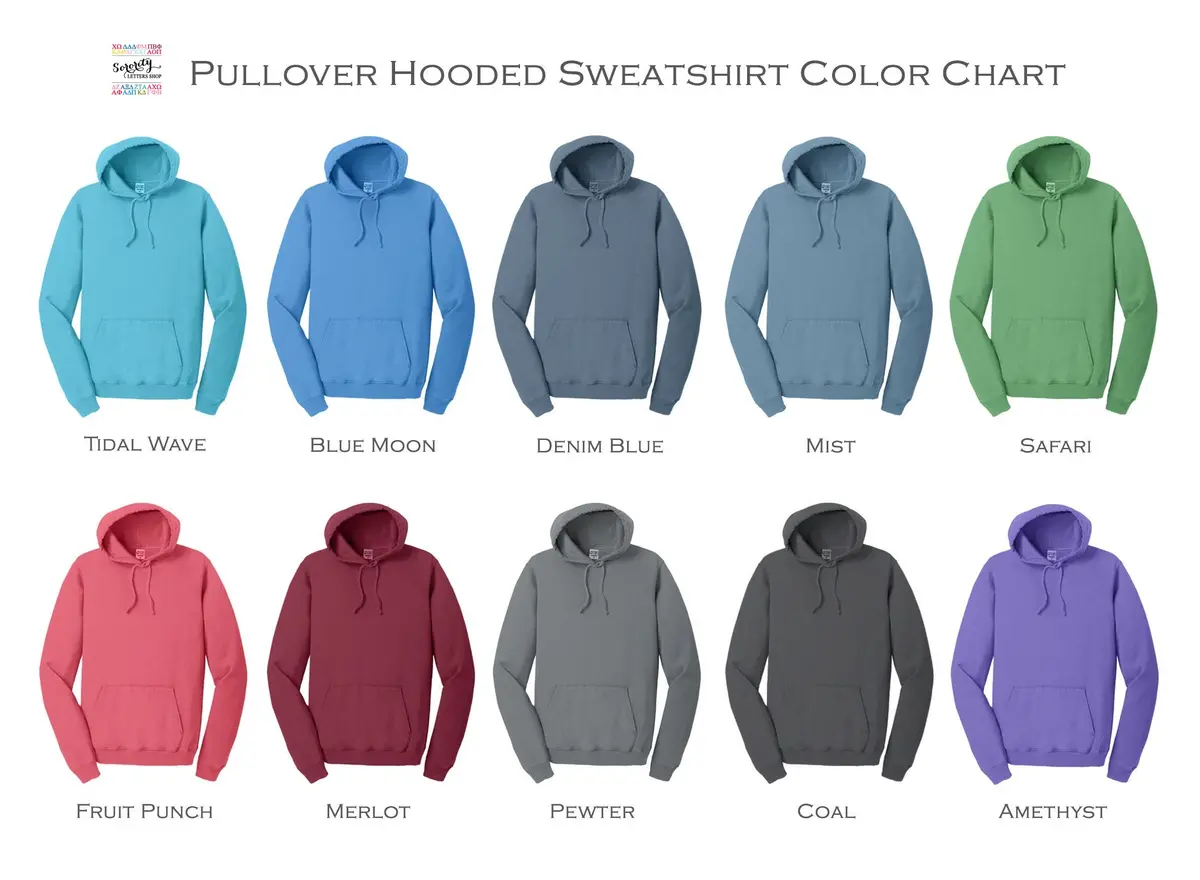 Alpha Sigma Tau Hooded Pullover Vintage Sweatshirt 3