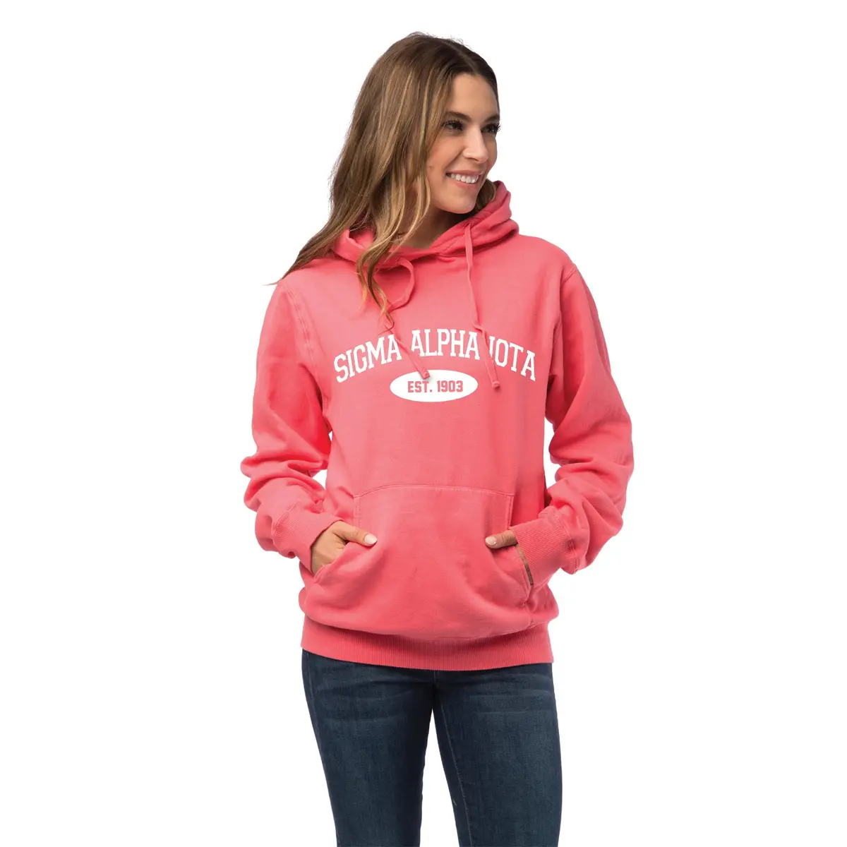 Sigma Alpha Iota Hooded Pullover Vintage Sweatshirt 2
