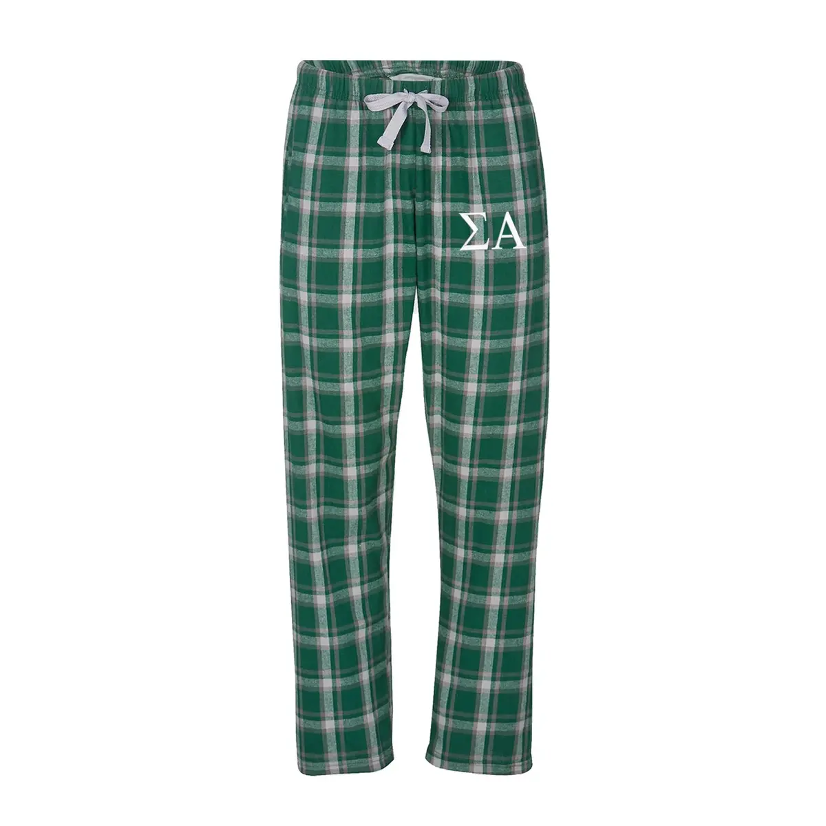 Sigma Alpha Flannel Pants - Embroidered Pjs 2
