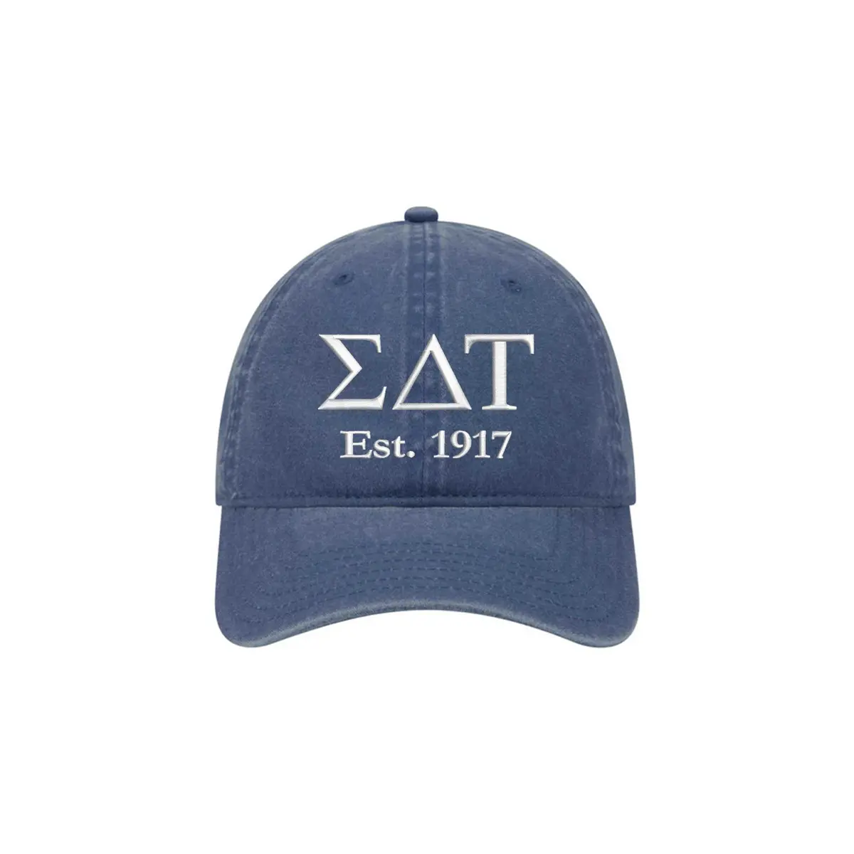 Sigma Delta Tau Beach Washed Hat 1
