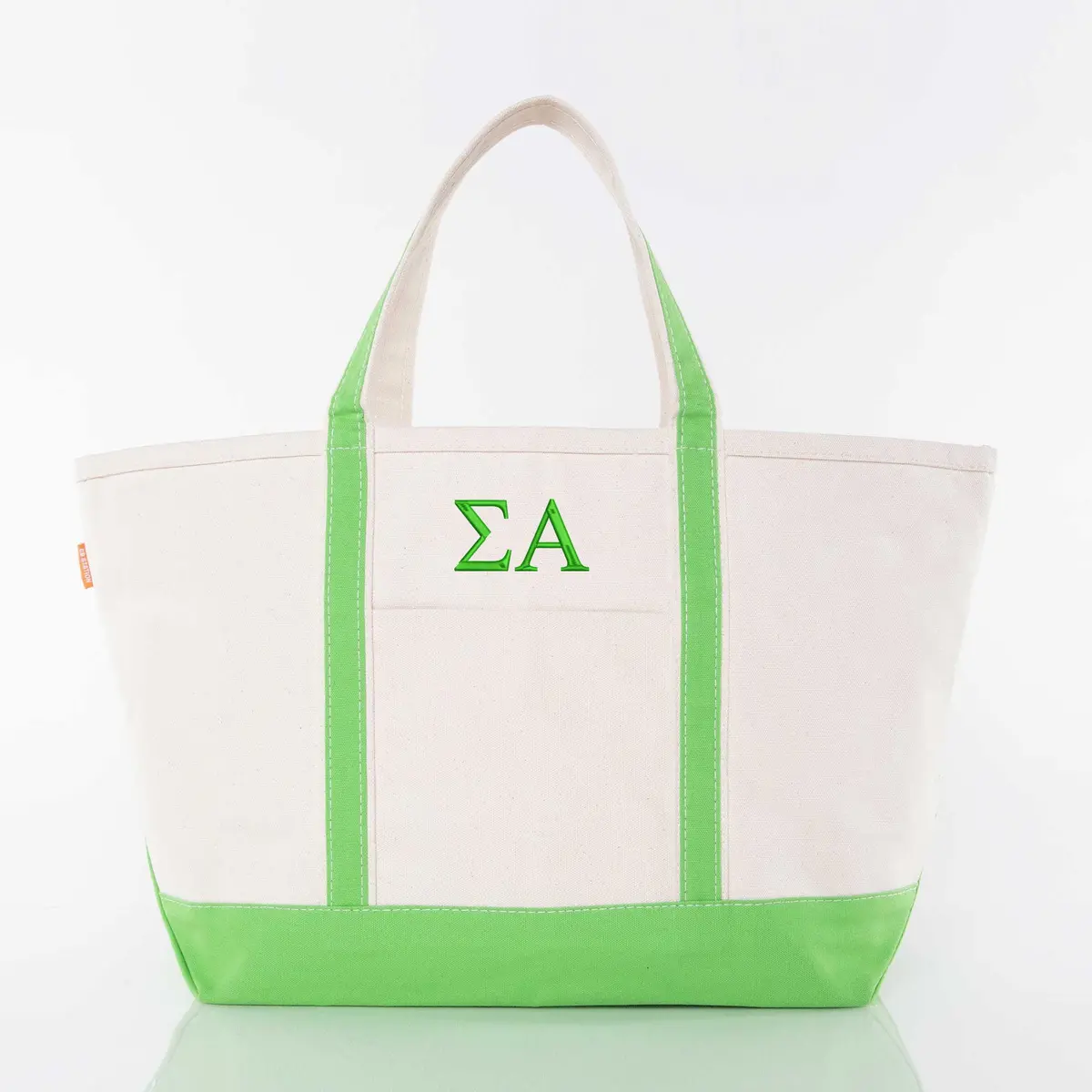 Sigma Alpha Large Canvas Tote Bag 1