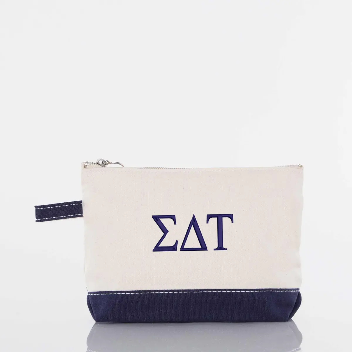 Sigma Delta Tau Canvas Cosmetic Bag 1