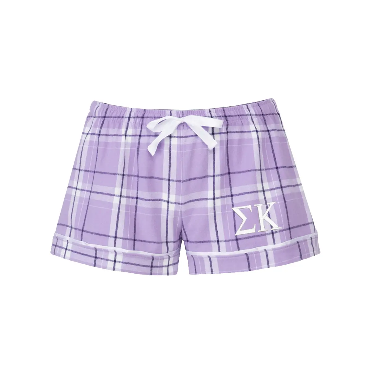 Sigma Kappa Flannel Boxer Shorts 1