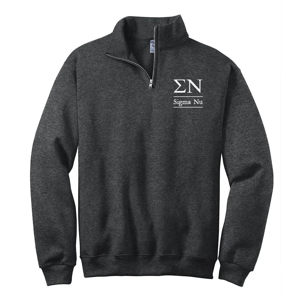 Sigma Nu Quarter Zip Pullover Sweatshirt 1