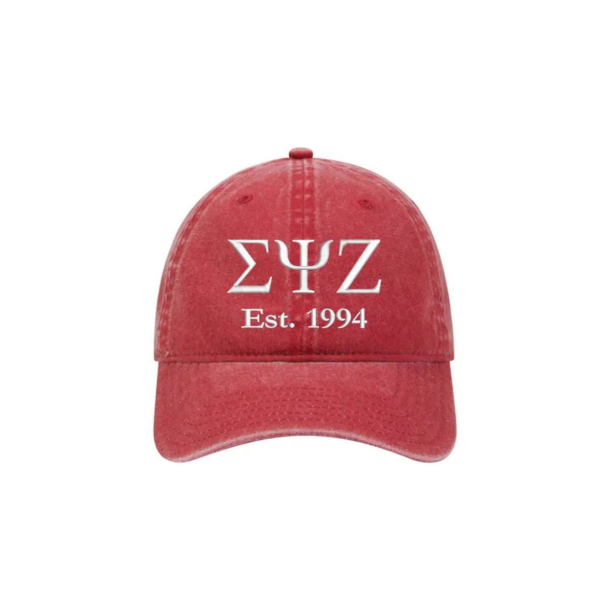 Sigma Psi Zeta Beach Washed Hat 1