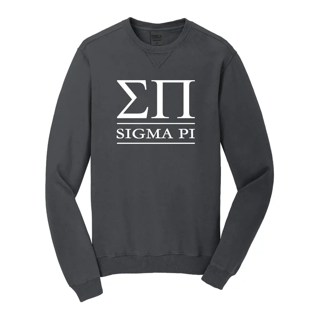 Sigma Pi Beach Washed Crewneck Sweatshirt 1