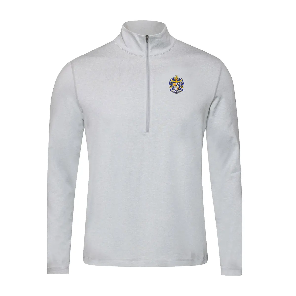 Sigma Alpha Epsilon Lululemon Soft Jersey Half Zip With Crest 1