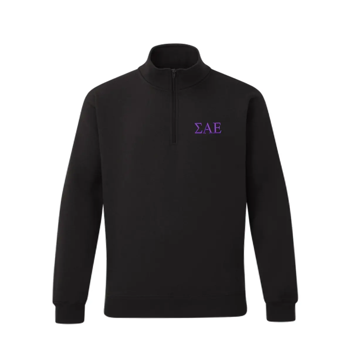 Sigma Alpha Epsilon Lululemon Steady State Half-Zip - Black 1