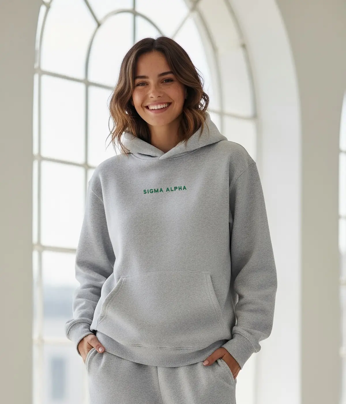 Sigma Alpha Fave Fit Hoodie - Wordmark 1