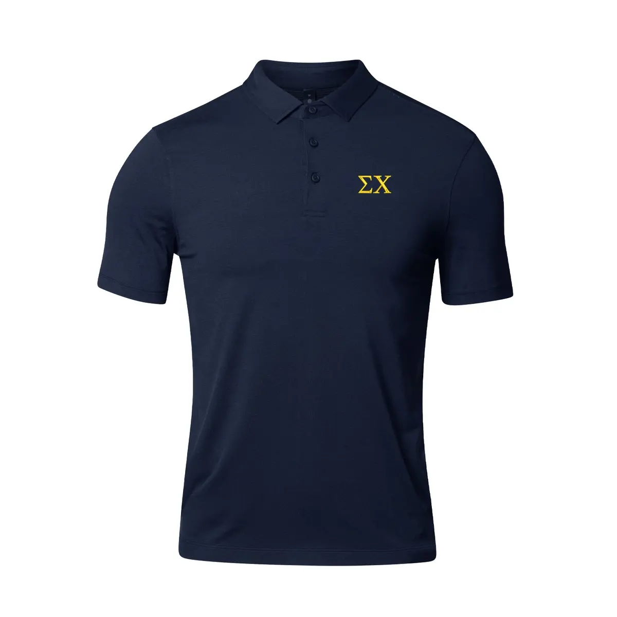 Sigma Chi Lululemon Evolution Short-Sleeve Polo - Navy 1