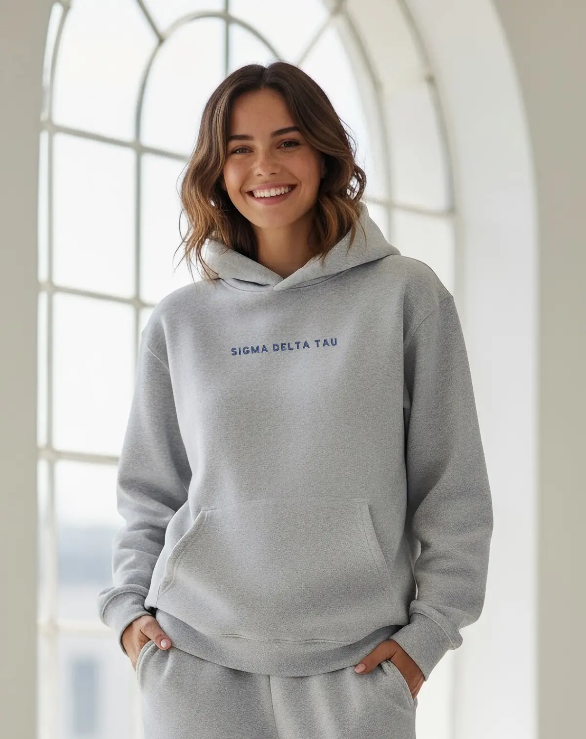 Sigma Delta Tau Fave Fit Hoodie - Wordmark 1