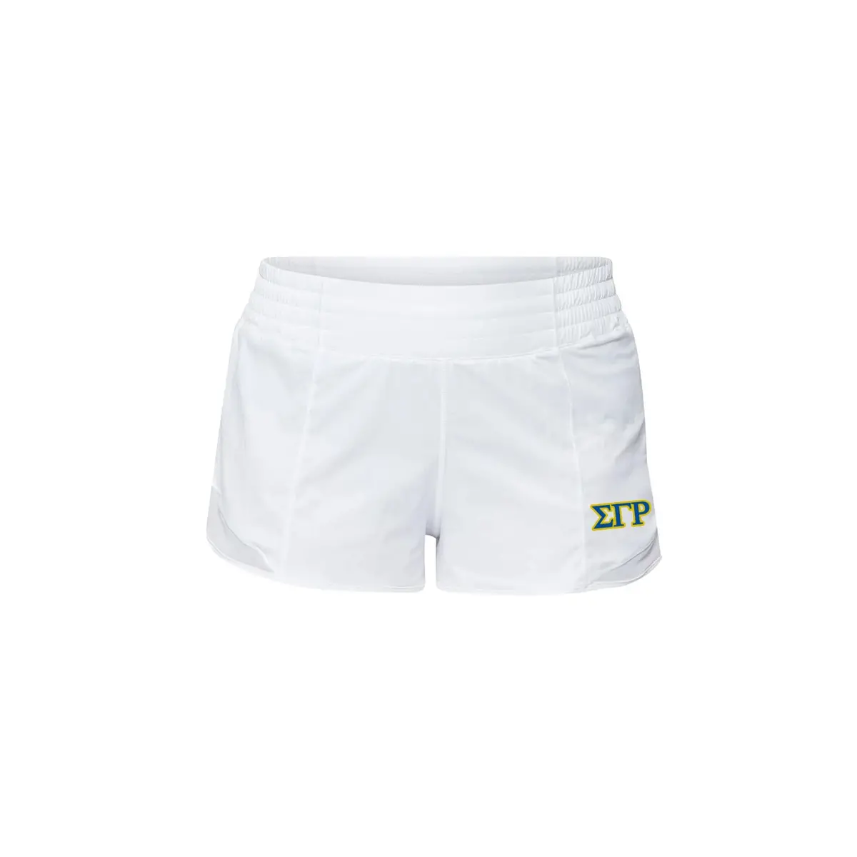 Sigma Gamma Rho Lululemon Hotty Hot High-Rise Lined Short 2.5" - White 1