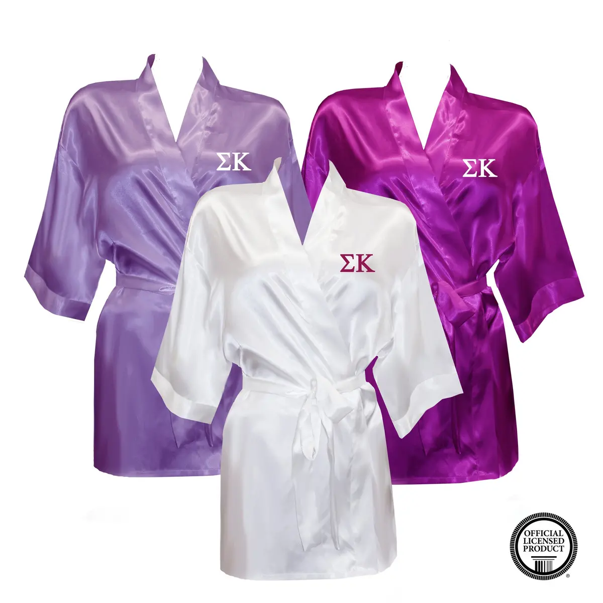 Sigma Kappa Satin Robe 1