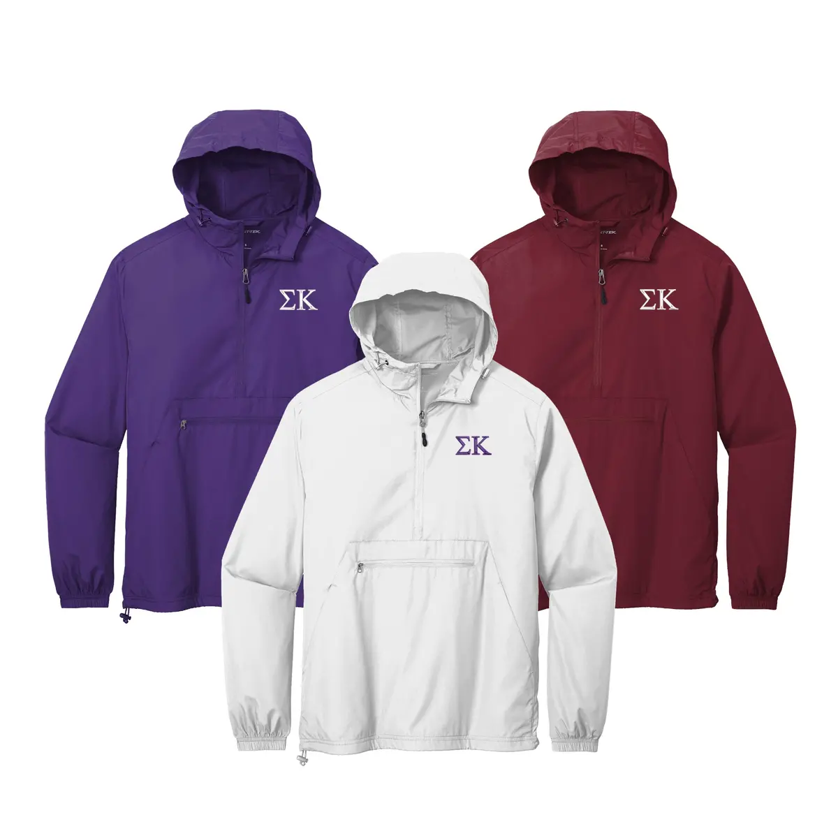 Sigma Kappa Windbreaker - Letters 1